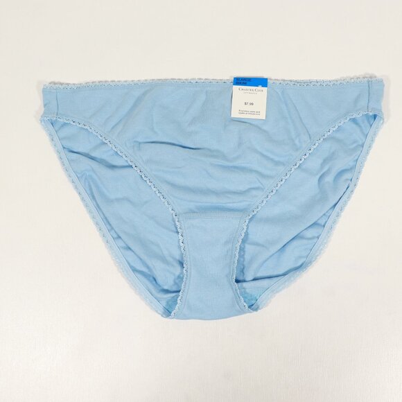 NWT Charter Club Bikini Panty Size XL in Light Blue - Picture 2 of 9